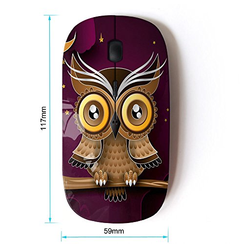 Kawaiimouse Optical: KawaiiMouse 2.4G Wireless Mouse Owl – Side View