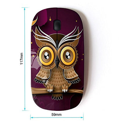 Kawaiimouse Optical: KawaiiMouse 2.4G Wireless Mouse Owl – Side View