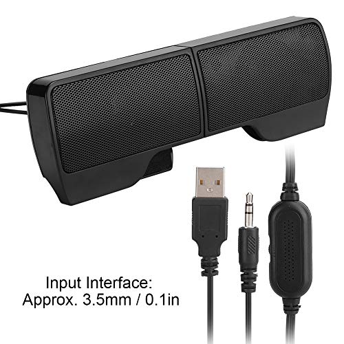 Speakers Desktop: Estink Laptop Speakers Clip Screen Bar – In Use
