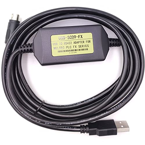 Mitsubishi FX3U Programming Cable – Side View