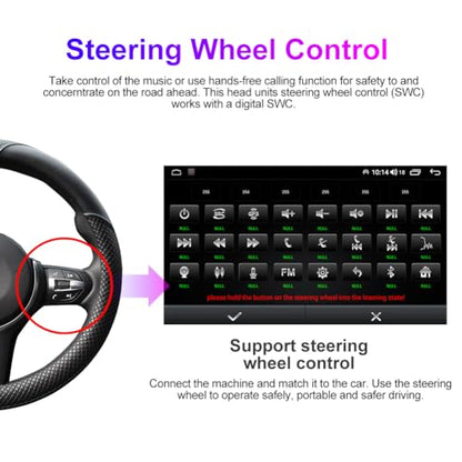 Android 13 Car Stereo Double Din for Honda Vezel HR-V HRV – Back View