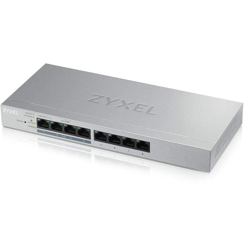 Fanless 8 Port GbE POE Plus