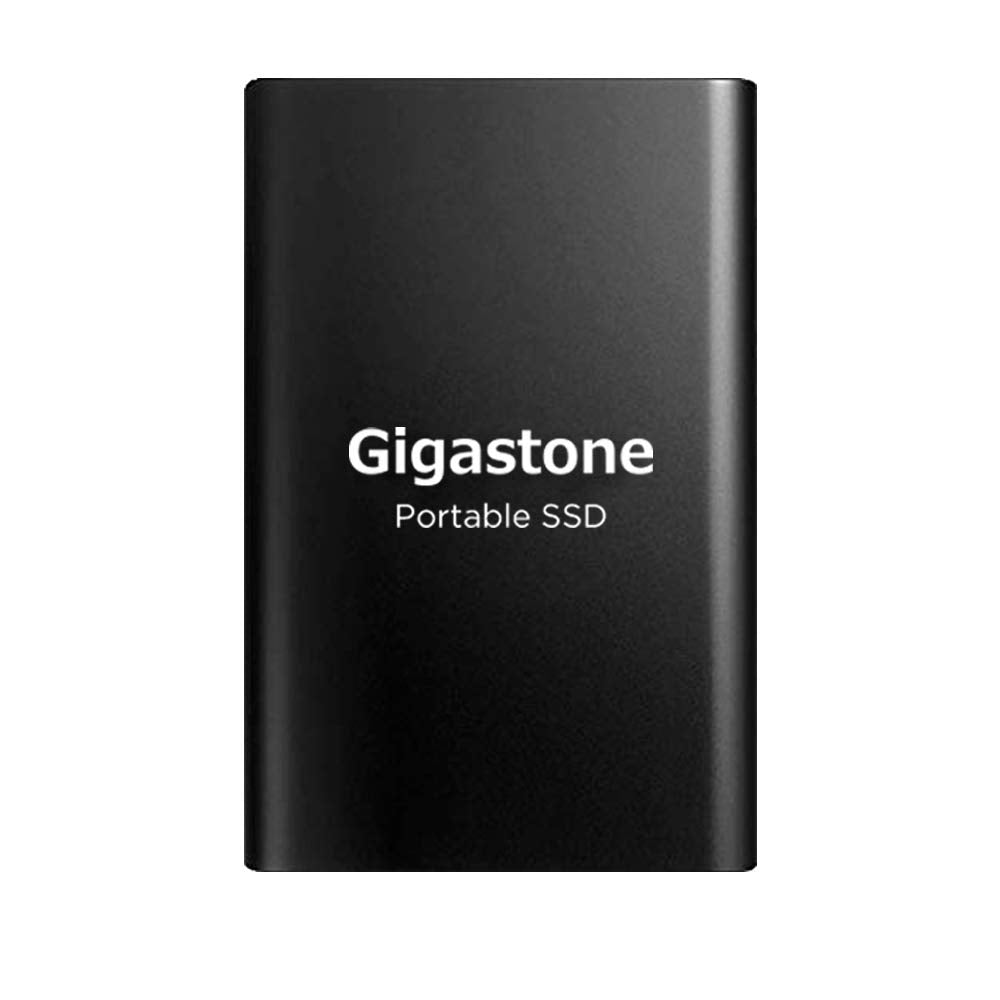 Gigastone 2TB External SSD USB 3.1 Type C, Read Speed up to 550MB/s, 3D NAND, Ultra Slim Metal Portable Solid State Drive, for PC Laptop Mac Windows Linux Android PS4 Xbox One Smart TV