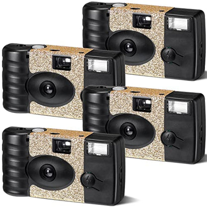 Camera Film: 4 Pcs Disposable Camera Single Use Film Camera – Front View