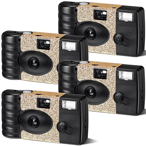 Camera Film: 4 Pcs Disposable Camera Single Use Film Camera – Front View