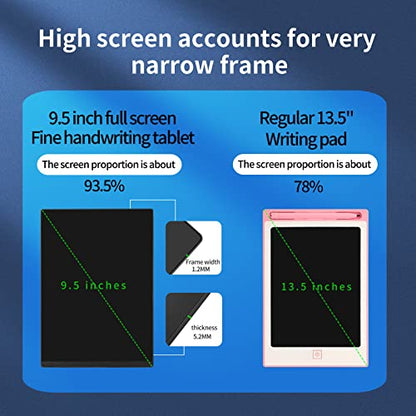 LCD Writing Tablet: 9.5in Double Display Erasable Reusable – Packaging