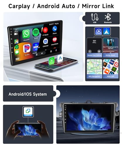 [8 CORE 4G+64G] for Toyota Corolla 2009-2013 Car Radio with – In Use