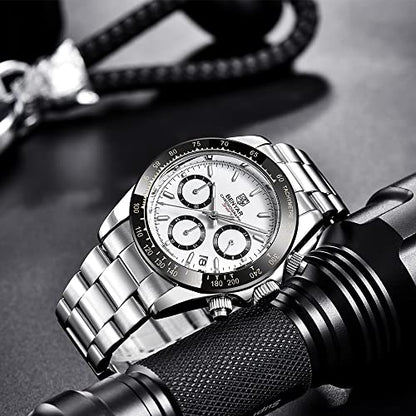 Men Watch: BENYAR Quartz Movement Wrist Watch Analog – In Use