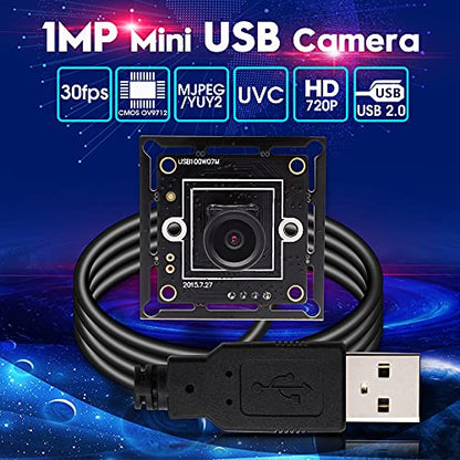 Camera Webcam: IFWATER USB Camera 720P – Side View
