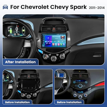 Upgrade Android Car Radio for Chevrolet Chevy Spark – Side View