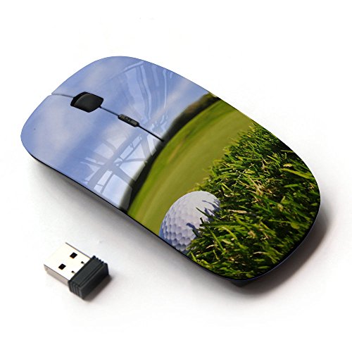 Golf Mouse: Graphic4You Ergonomic Wireless Golf Ball Mouse – Front View