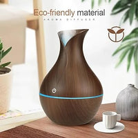 ZZ LIFE Mini Aromatherapy Humidifier Relaxing Cool Mist with Color Changing LEDs Night Light for Bedroom, Desktop, Travel, and Car, Aroma Diffuser (White)