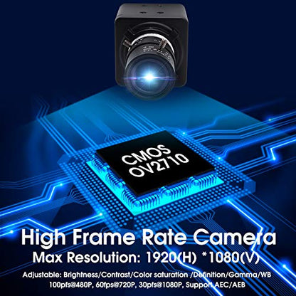 Camera SVPRO: SVPRO FHD01M-MFV USB Camera with 2.8-12mm – Side View