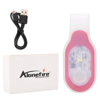 ALONEFIRE PL500 Nursing Night Light Clip on Flashlight USB Rechargeable Magnetic Nursing Light 3 Modes for Nurses Night Shift Nurse Essentials, Shirt, Badge with Keychain Light,Built-in Battery(Red)