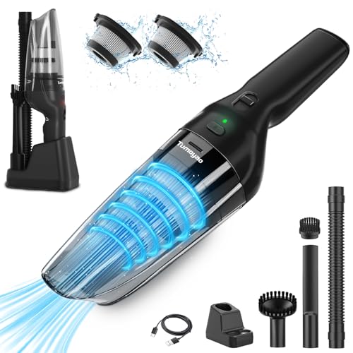 Car Vacuum: Tumoyao Handheld Cordless 9500Pa High Power – Front View
