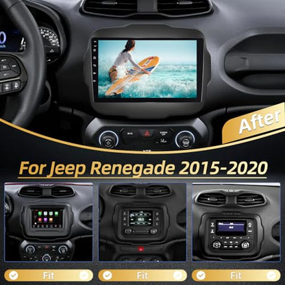 2+64G Android Car Radio for Jeep Renegade 2015 2016 2017 – Side View