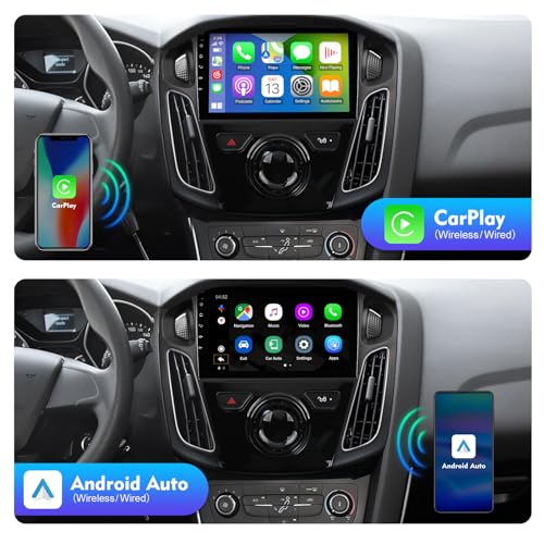 2+32G 9-inch Android 12 Car Stereo for Ford Focus 2012-2018 – In Use
