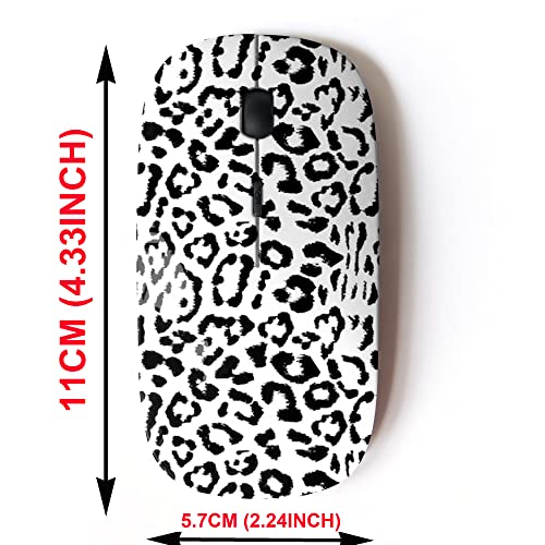 CJCBROES 2.4G Wireless Mouse with Cute Pattern Design for – Side View