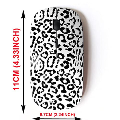 CJCBROES 2.4G Wireless Mouse with Cute Pattern Design for – Side View