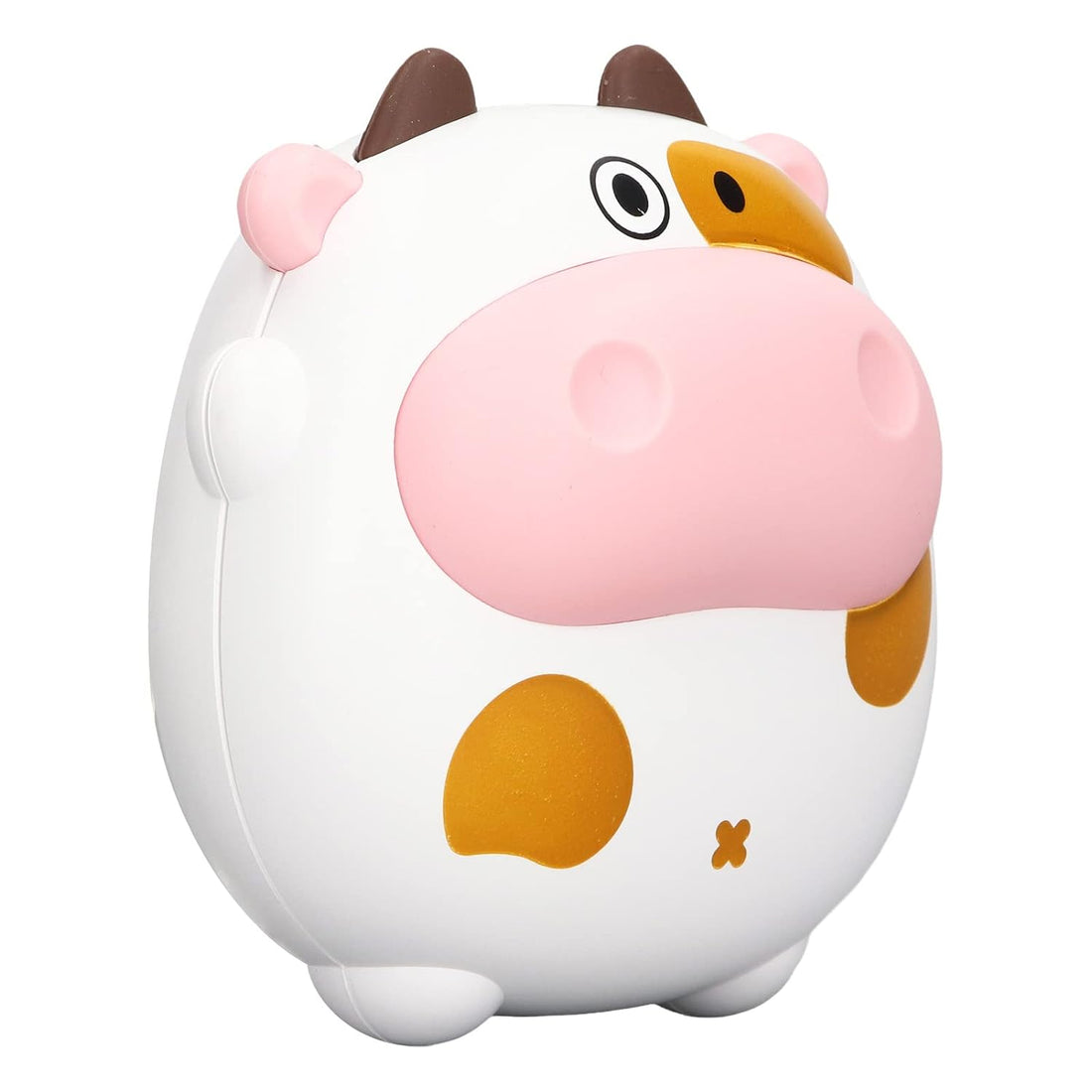 Electric Mini 2 Levels USB Rechargeable Fast Heating Cartoon Cow Night Light Heater (White)