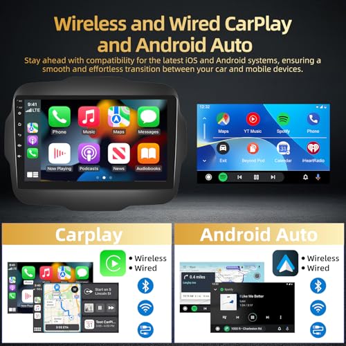 2+64G Android Car Radio for Jeep Renegade 2015 2016 2017 – Close-up Detail