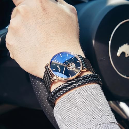 Men's Sollen Automatic Watch: Sollen Original Mechanical – Close-up Detail
