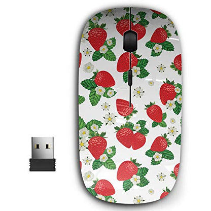 KAWAMOUSE 2.4G Ergonomic Portable USB Wireless Mouse for PC – Front View
