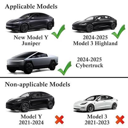 Leiakendi Glove Box USB Hub: Tesla 2024-2025 Model 3 – Side View