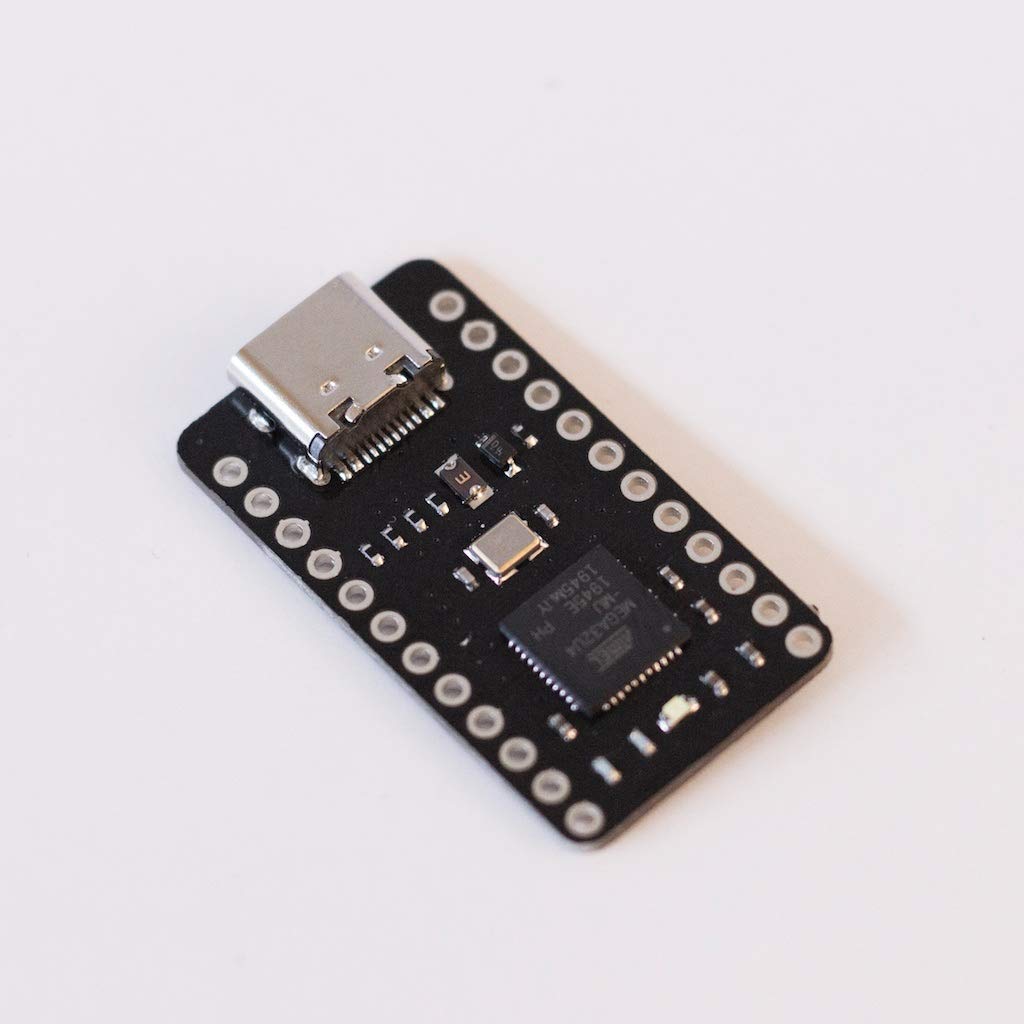 BIT-C Pro Micro MCU with USB-C & DFU bootloader (ATmega32U4, 5V/16MHz) (Black)