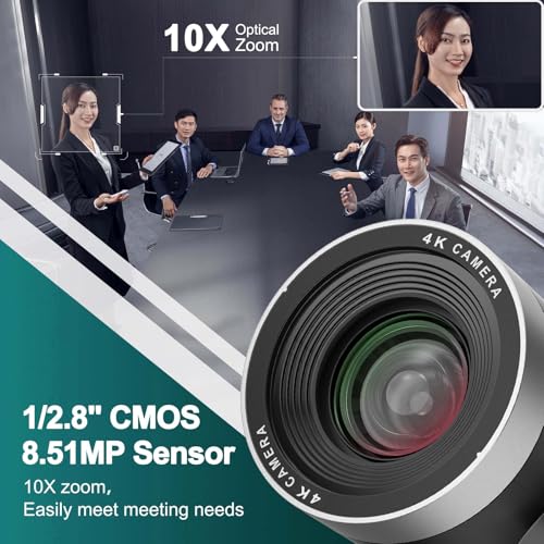 PTZ Camera: ADKIDO 4K 10X PTZ Camera 4KP30 IP Streaming – Packaging