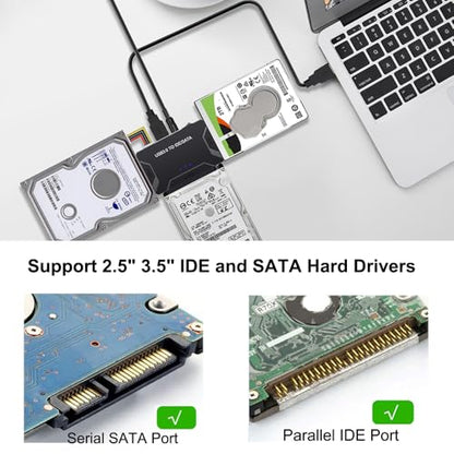 Drive EYOOLD: EYOOLD USB 3.0 to SATA IDE Adapter – In Use