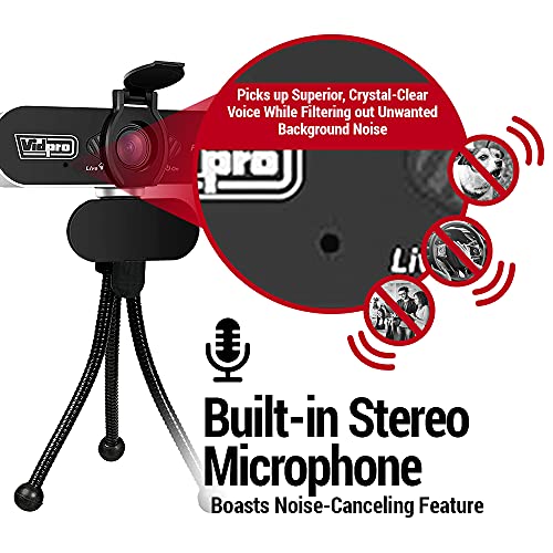 Webcam Vidpro: Vidpro CM-HD 1080P Full HD Webcam with – Packaging