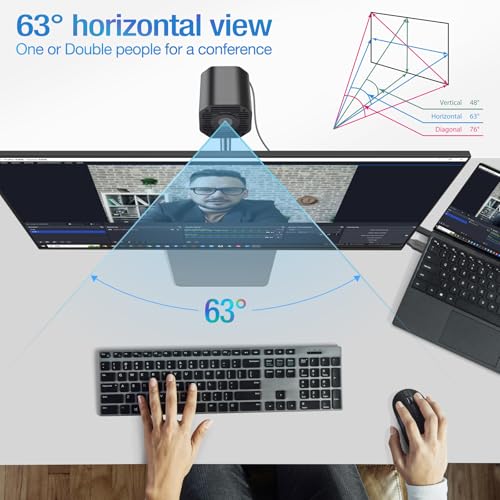 MOKOSE 4K USB Webcam: Ultra-HD 1/1.56 Sensor – In Use