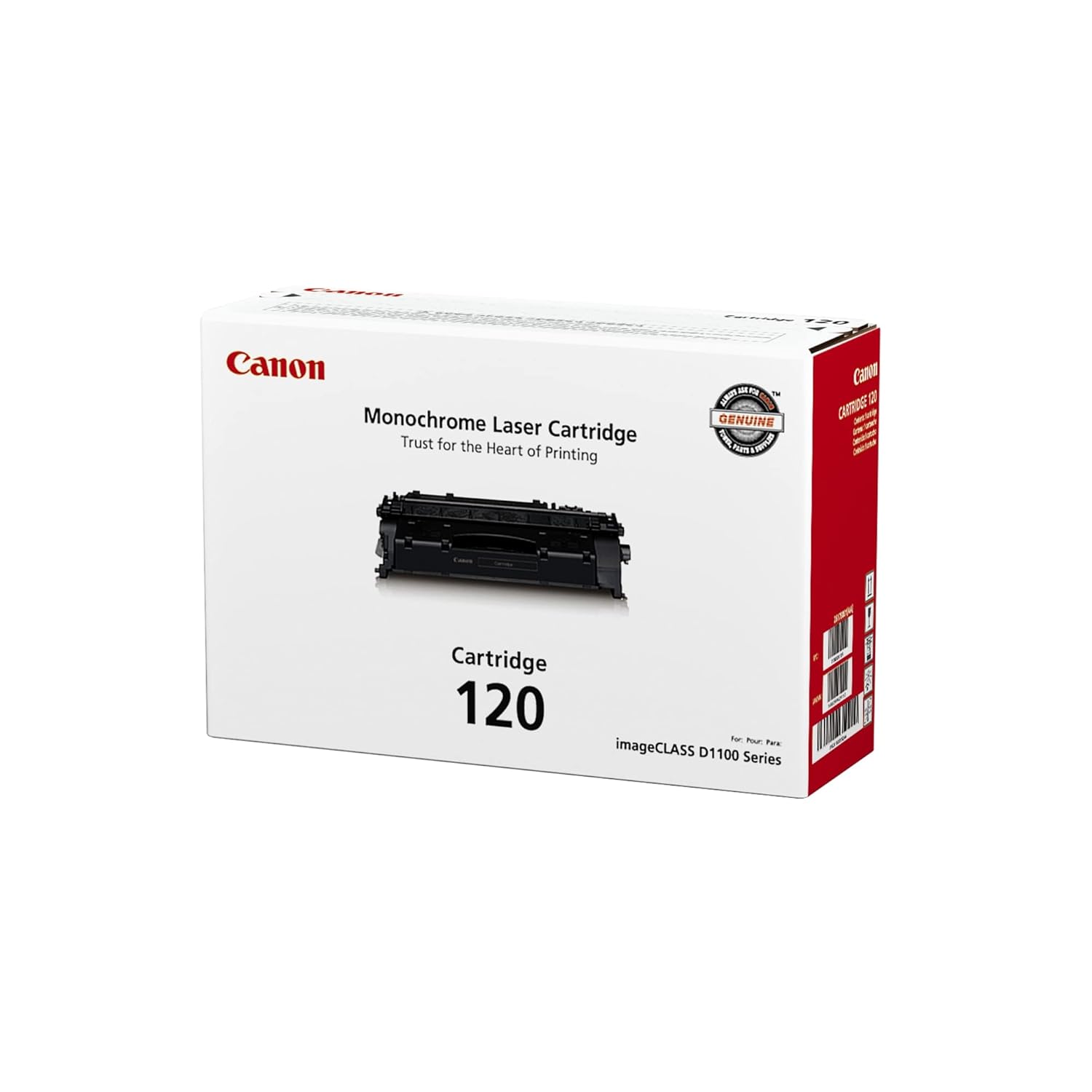Canon 120 2617B001AA Black Laser Toner Cartridge Compatible with ImageClass D1120, ImageClass D1150, ImageClass D1170, ImageClass D1180, ImageClass D1320, ImageClass D1350, ImageClass D1370 Ink Blake Printing Supply