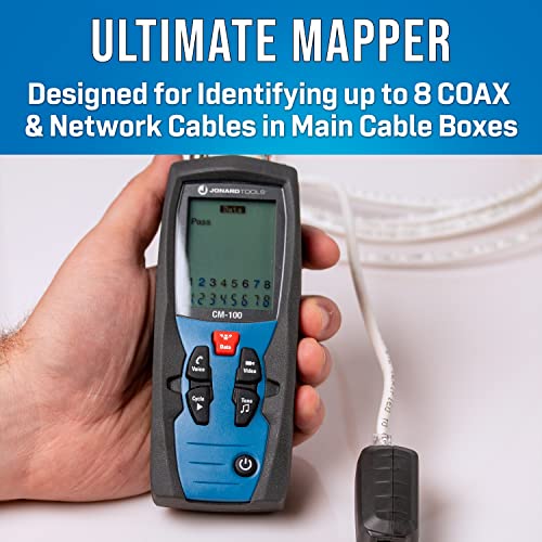 Cable Management: Jonard Tools CM-100 Cable Mapper Pro with – Side View