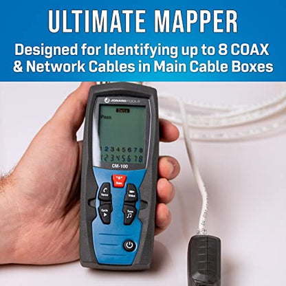 Cable Management: Jonard Tools CM-100 Cable Mapper Pro with – Side View