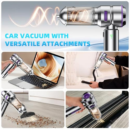 Vacuum Cleaner: Airify Pro Cordless Car Vacuum Cleaner High – In Use