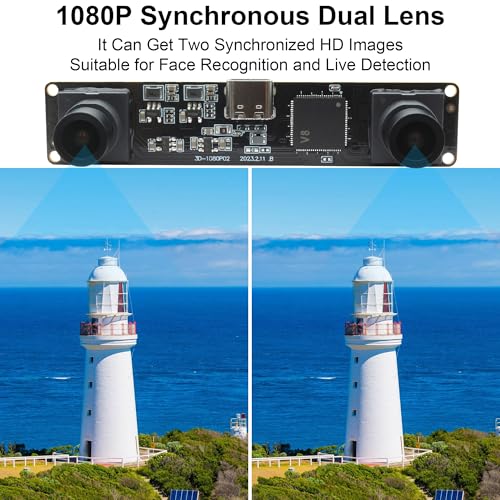 Camera Webcam: MMlove USB Stereo Camera Synchronous Dual – In Use