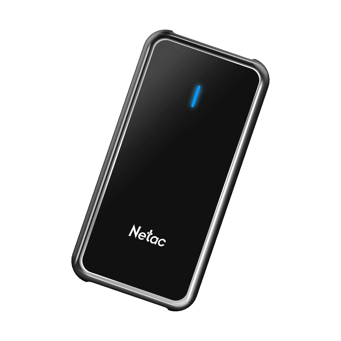 Netac 1TB Portable SSD USB 3.2 Gen 2 (10 Gbps, Type-C) External Solid State Drive Backup Slim Portable Drive, Dependable Storage for Student/File Storage/Games/Business Travel Essential-Z2S