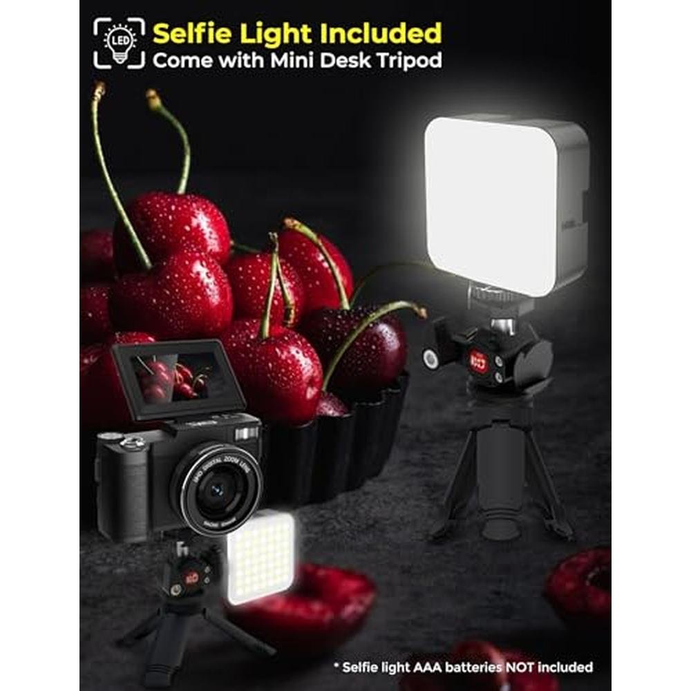 Camera Digital: 5K WiFi 64MP Autofocus Full HD Vlogging – In Use