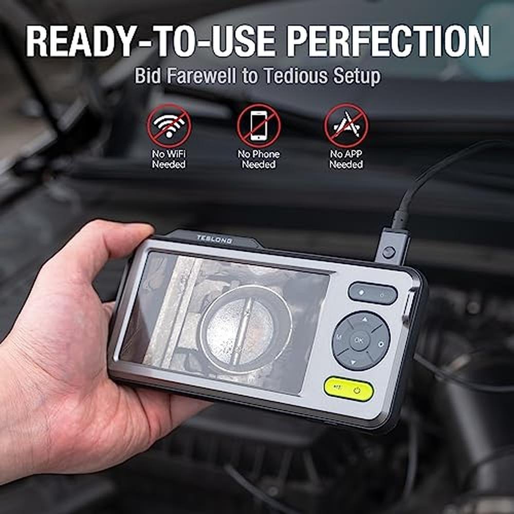 Camera 5mm: Teslong Borescope with LED Light HD Industrial – Packaging