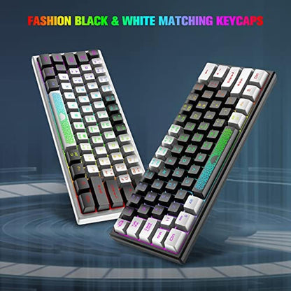Mouse Gaming: XINMENG 60% Wired Gaming Keyboard and Mouse – Side View