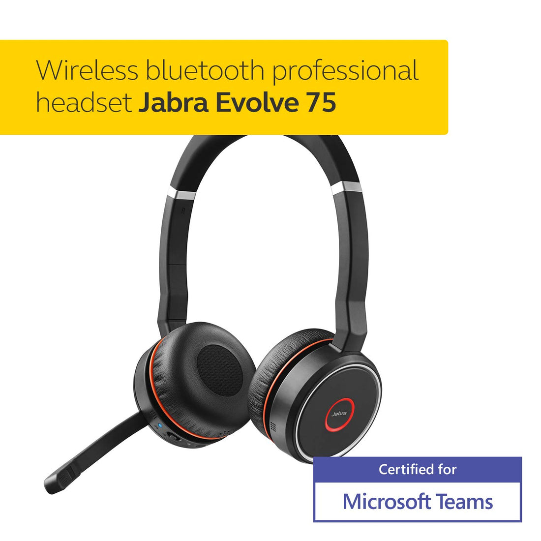 Jabra Evolve 75 Stereo MS Including Link 370