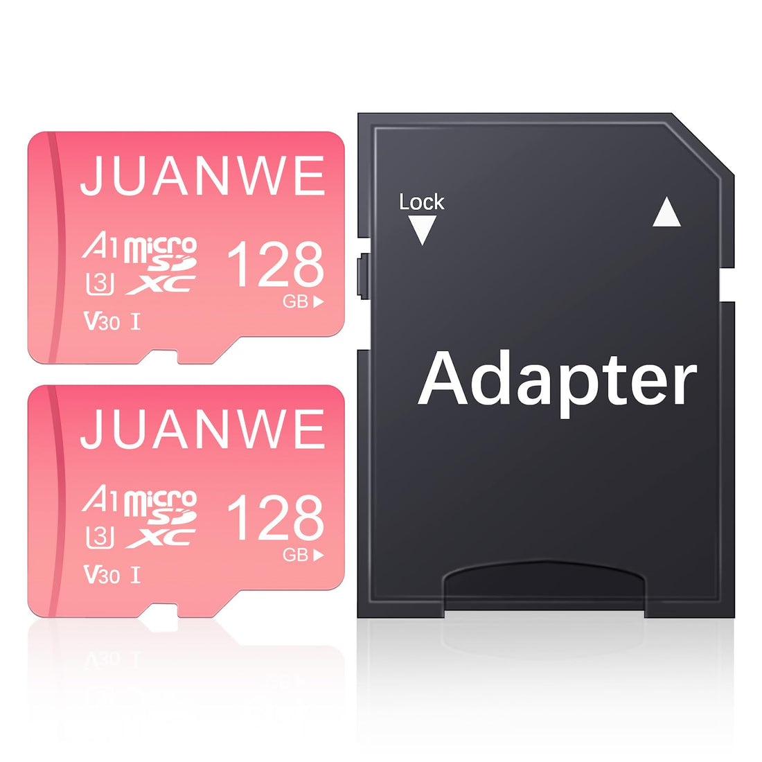 JUANWE 128GB Micro SD Card 2 Pack
