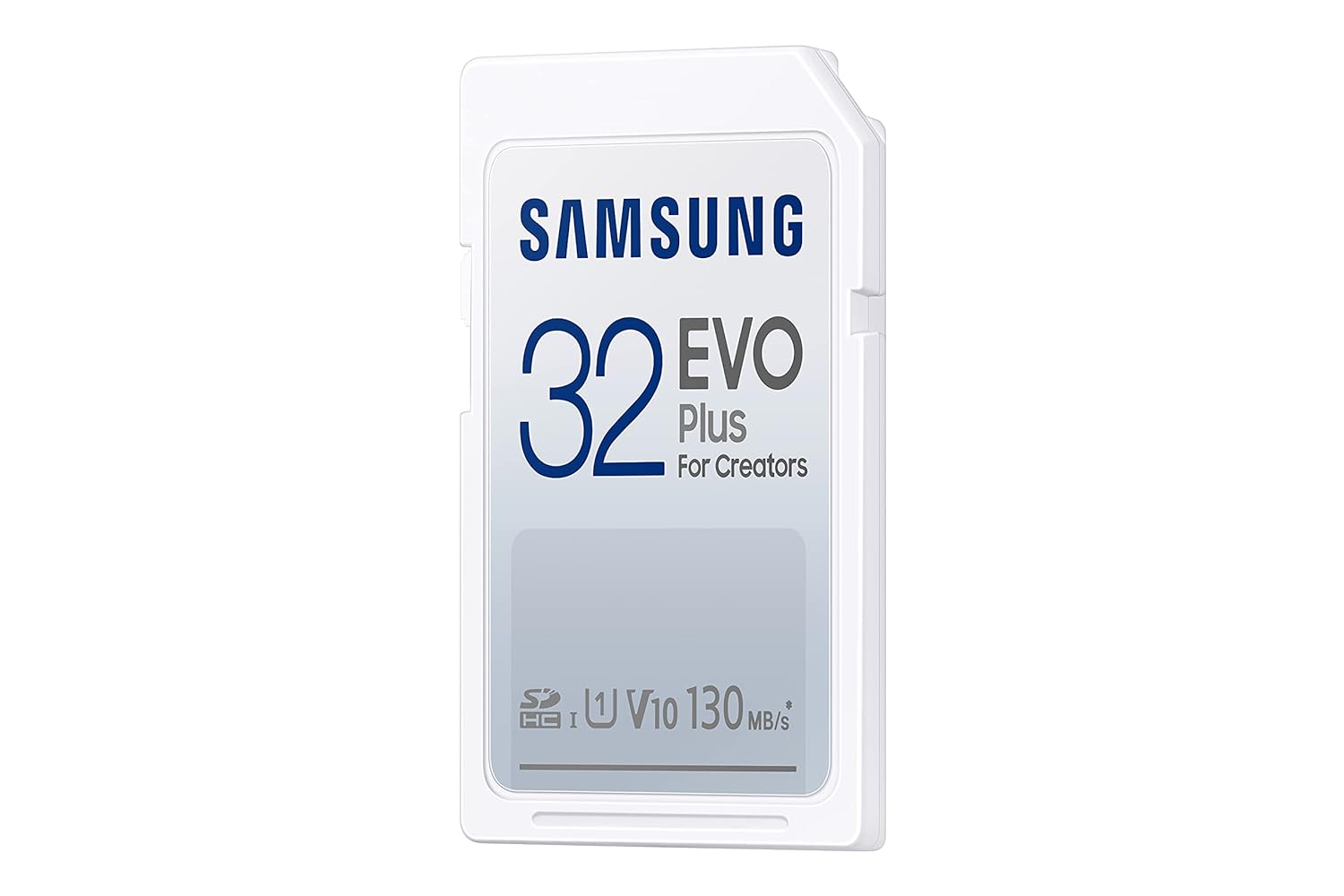 SAMSUNG EVO Plus Full Size 32 GB SDHC Card 130MB/s Full HD & 4K UHD, UHS-I, U1