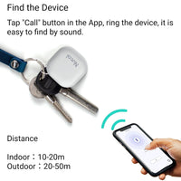 Key Finder Bluetooth Tracker Item Locator Item Finder with Key Chain for Keys Wallets Pet Bluetooth Tracking Device with Replaceable Battery Findthing 4Pcs (Gray, 4Pack)