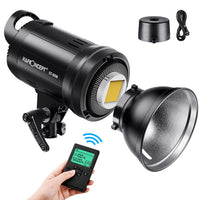 SL-60W Bowens Mount Led Continuous K&F Concept Video Light LED CRI 95+ /5600K Continuous Lighting with Remote Control, Bowens Mount for Video Recording, Wedding, Outdoor Shooting