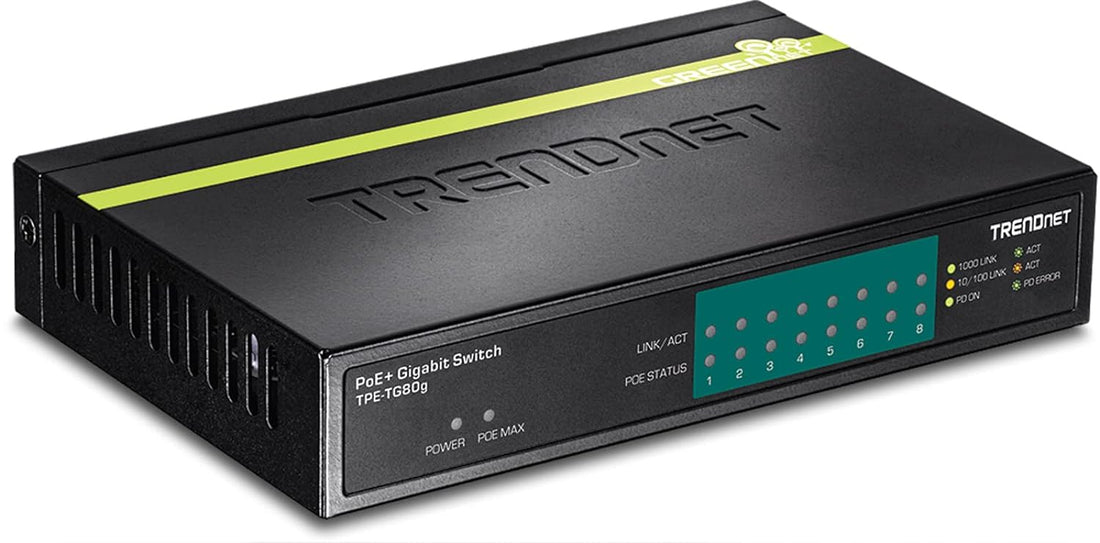 Trendnet TPE-TG80G Trendnet, 8-Port Gigabit Greennet Poe+ Switch