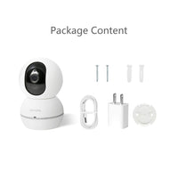 Blurams 1080P Dome Security Camera PTZ Surveillance System with Motion/Sound Detection (White)