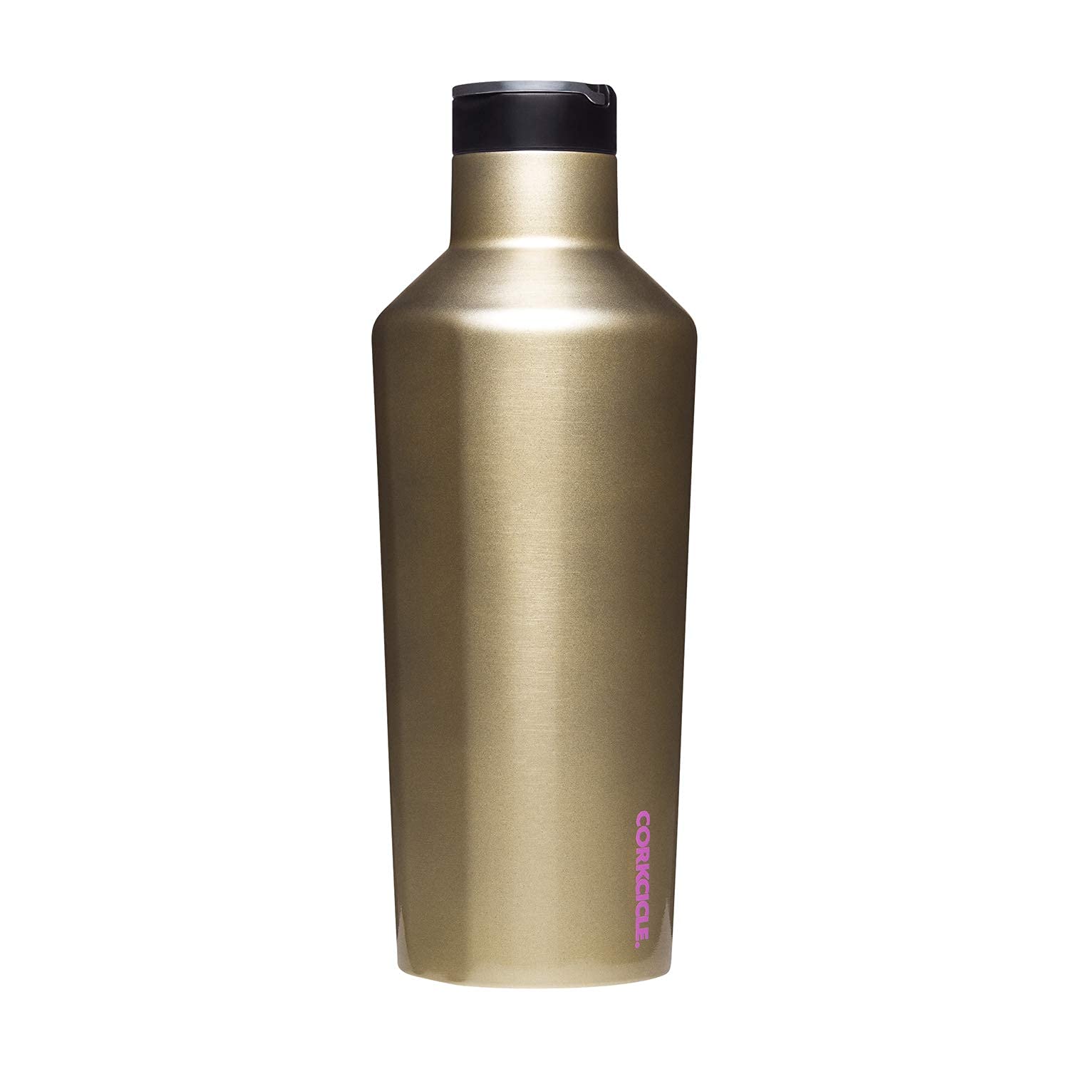 Corkcicle Canteen Sport Collection - Water Bottle & Thermos - Triple Insulated Shatterproof Stainless Steel, 40oz, Glampagne